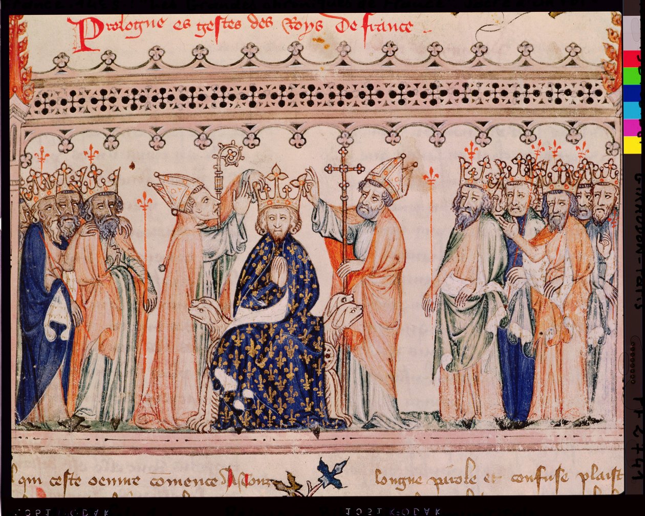 Ms. 1469 f.1 Grandes Chroniques de France