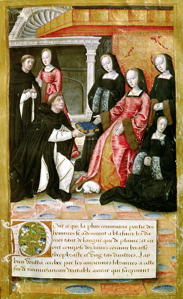 Ms.17 fol.1 Yazar, Vie des Femmes Celebres