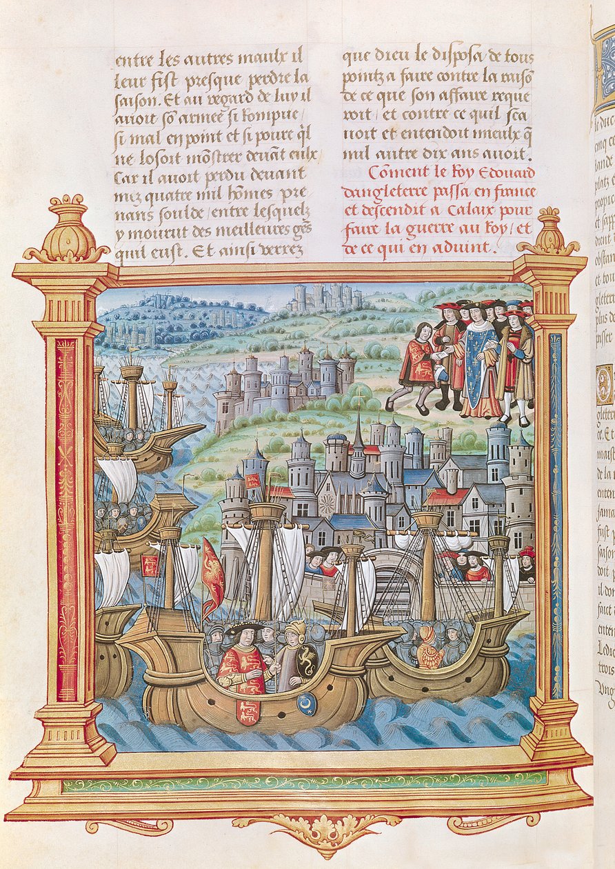 Ms.18 f.109v İngiltere Kralı IV. Edward, Memoires de Philippe de Commines