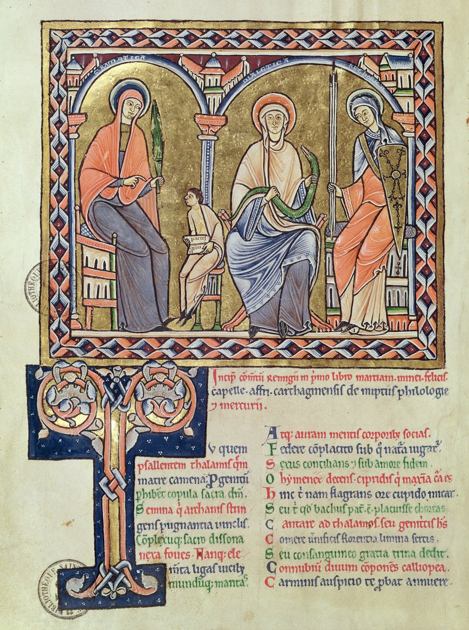 Ms 1041 f.1v Satyricon