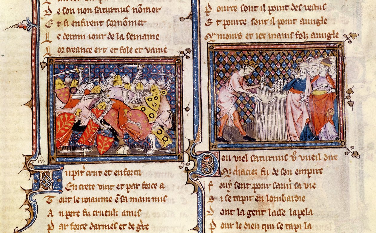 Ms 1044 fol.20 Jüpiter, Satürn