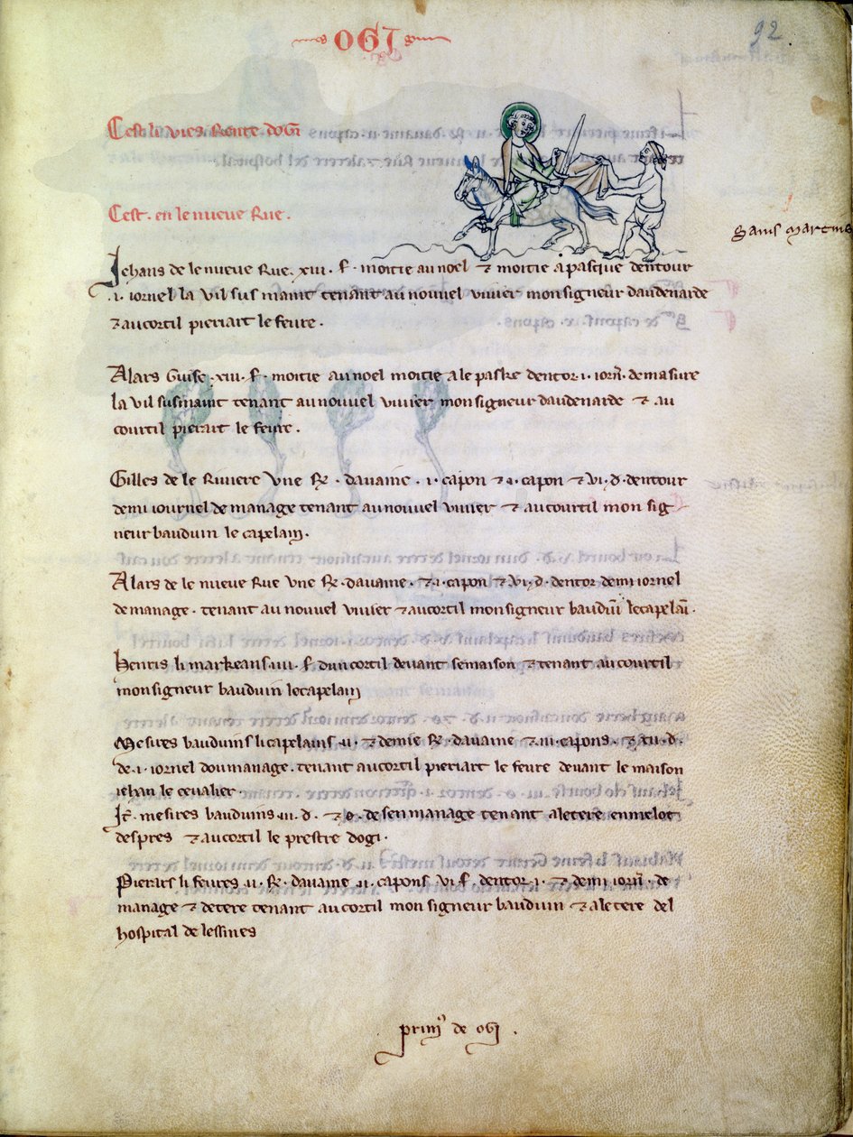 Bayan 1175 f.92 St. Martin pelerinini keserken, Vieil Rentier dAudenarde, 1291-1302 by French School