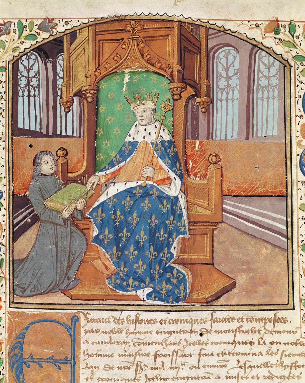 Ms 1468 fol.1 Yazar, Les Chroniques de Monstrelet