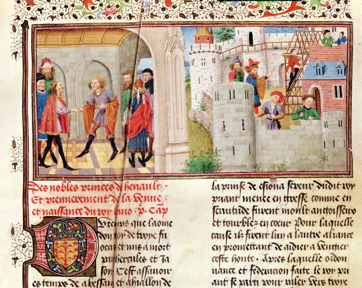 Ms 149 t.1 fol.16 Histoire des Nobles Princes de Hainaut