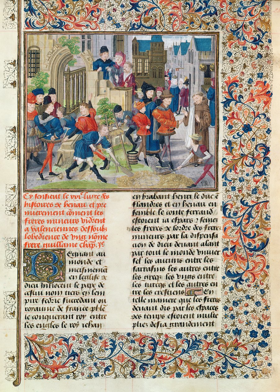 Ms 149 t.3 f.235 Histoire des Nobles Princes de Hainaut