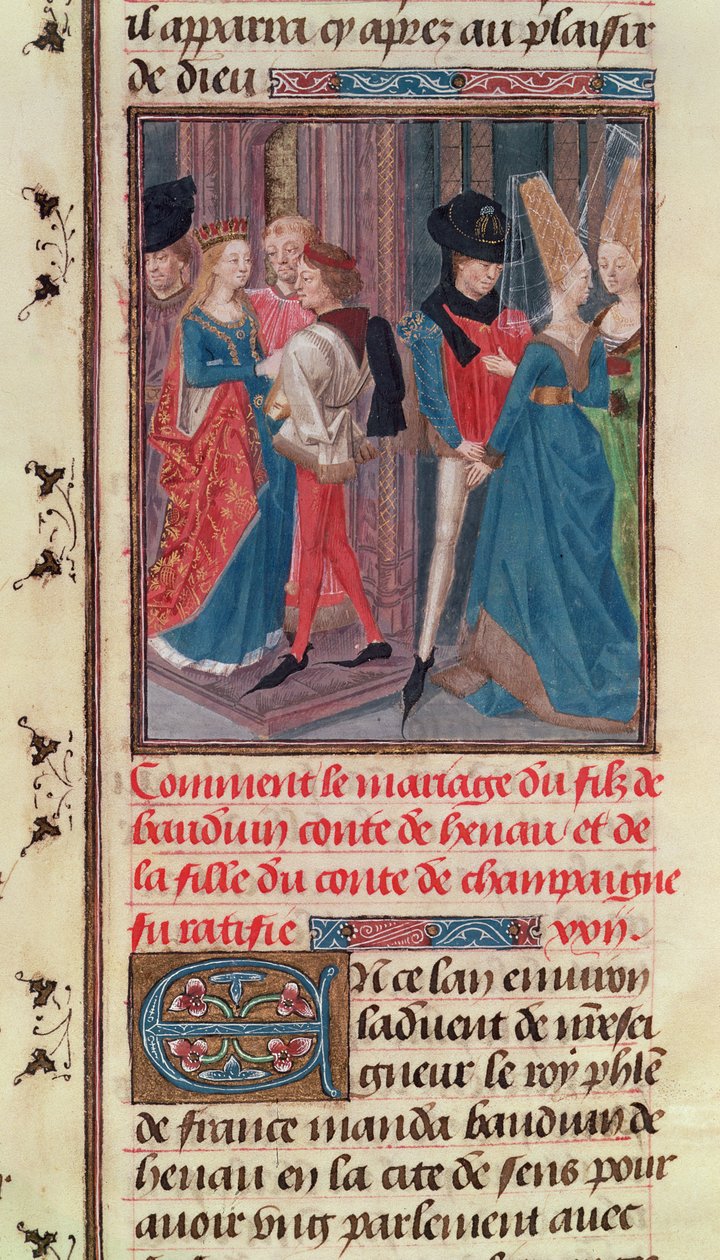 Ms 149 t.3 fol.105 Histoire des Nobles Princes de Hainaut