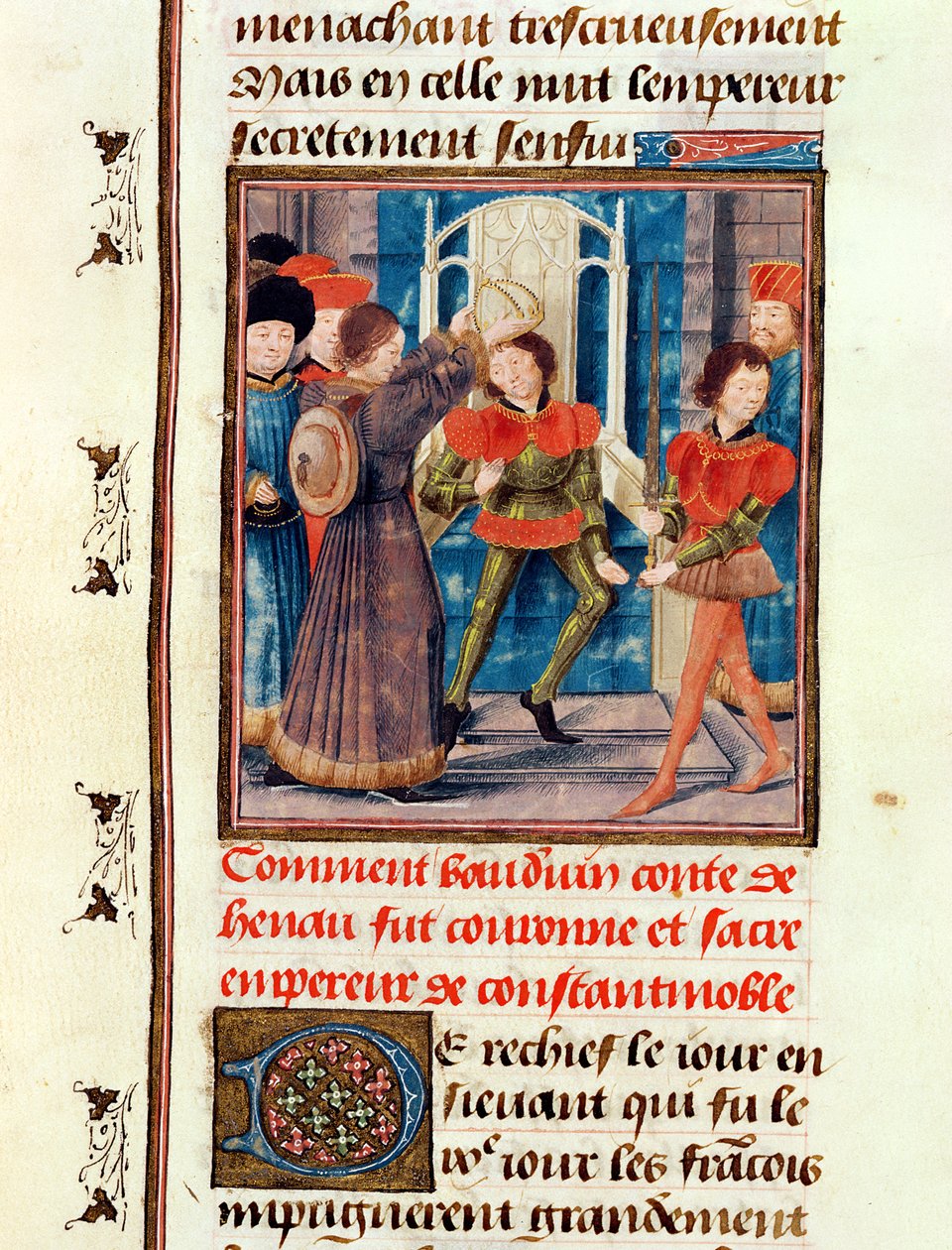Ms 149 t.3 fol.183v Baldwin I (1171-1205) Hainaut