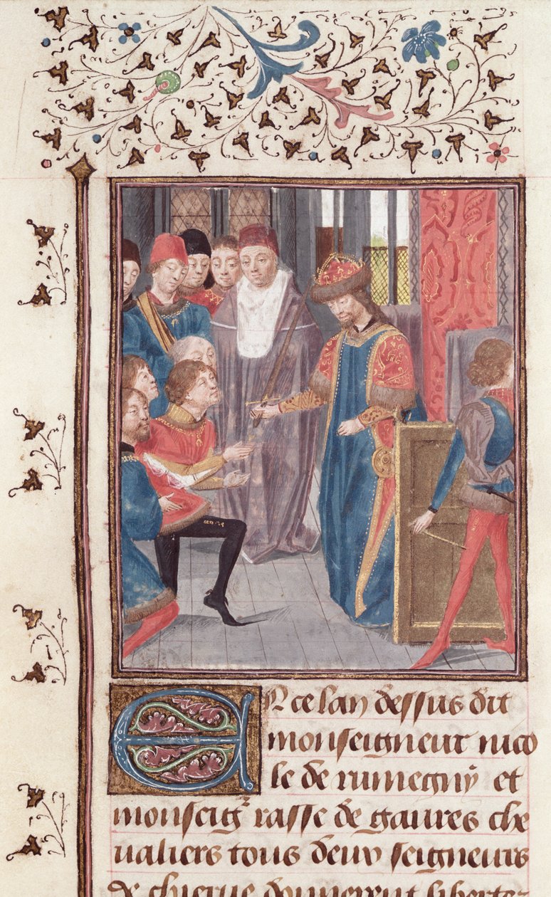 Ms 149 t.3 fol.95v Histoire des Nobles Princes de Hainaut