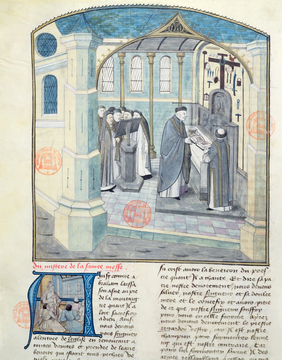 Ms 1560 Kutsal Ayin Gizemi, Fleur des Histoires