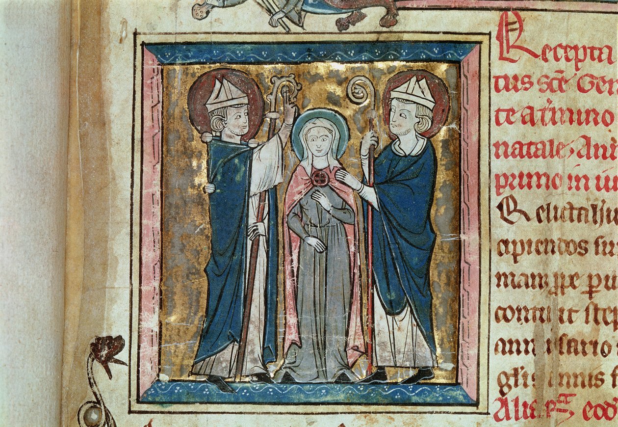 Ms 16261 f.1 Censier de lAbbaye Sainte-Genevieve