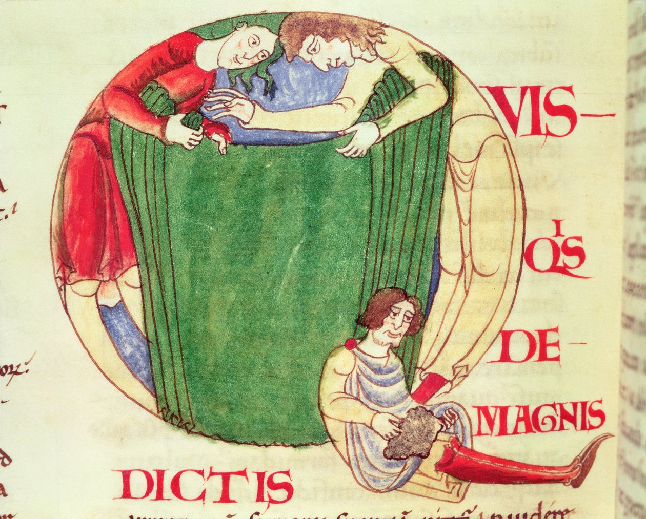 Ms 173 fol.92v Papa Gregory the Great, Burgonya Okulu tarafından Moralia in Job