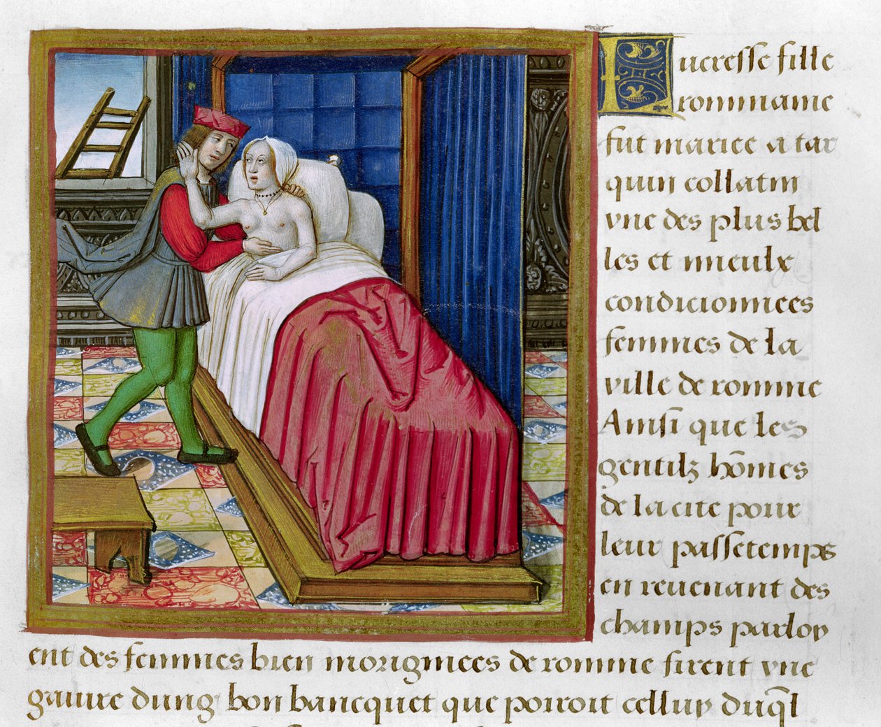 Ms 17 Lucretia, Vie des Femmes Celebres