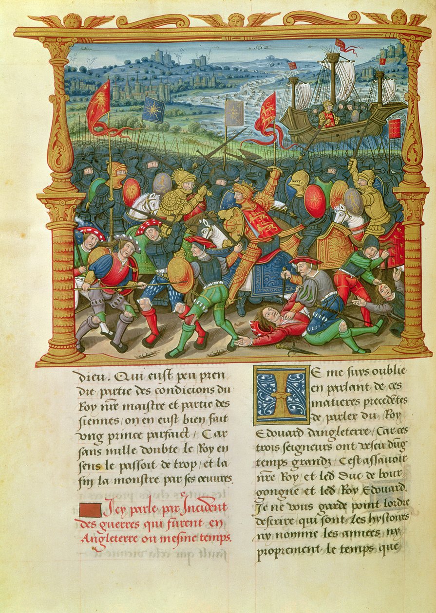 Ms 18 f.73v King Edward III, 1346