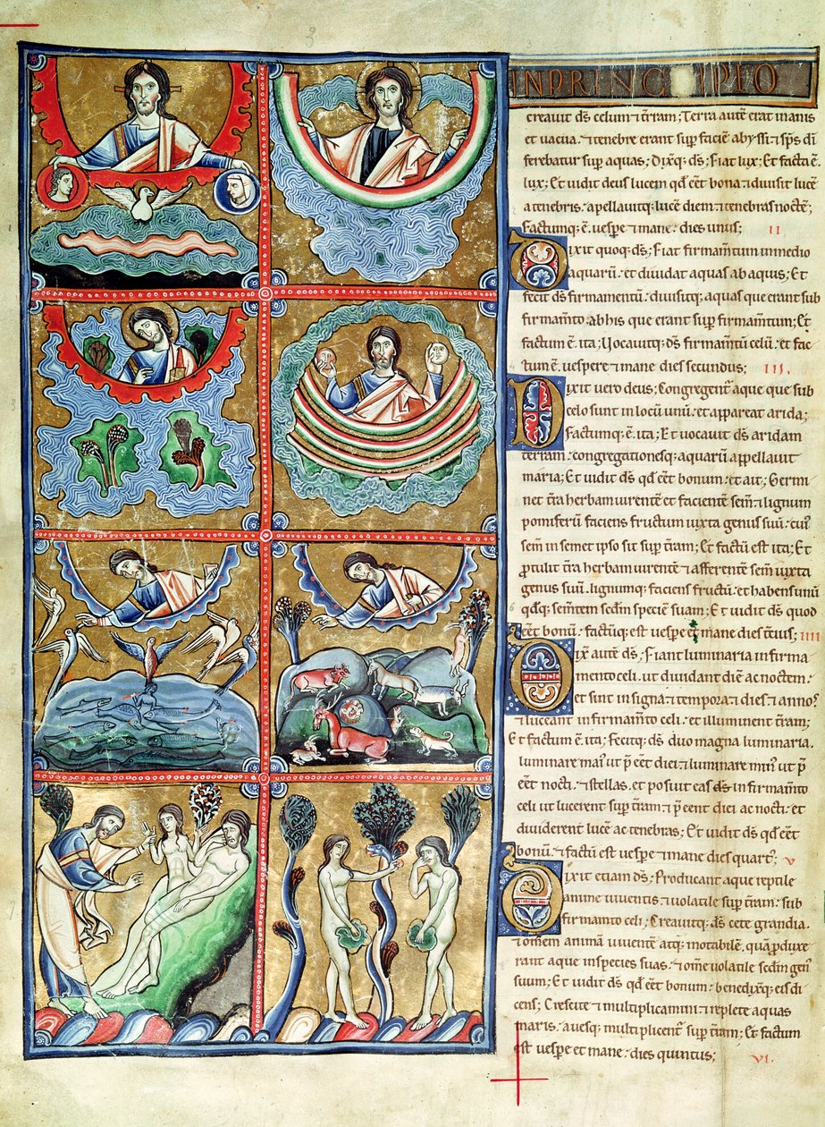 Ms 1 f.4v Souvigny İncil