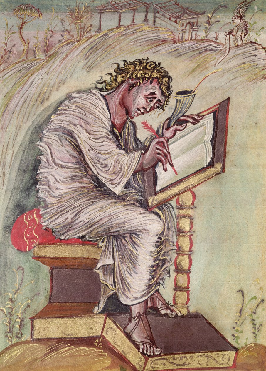 Ms 1 fol.18v St. Matta, Ebbo İncilleri