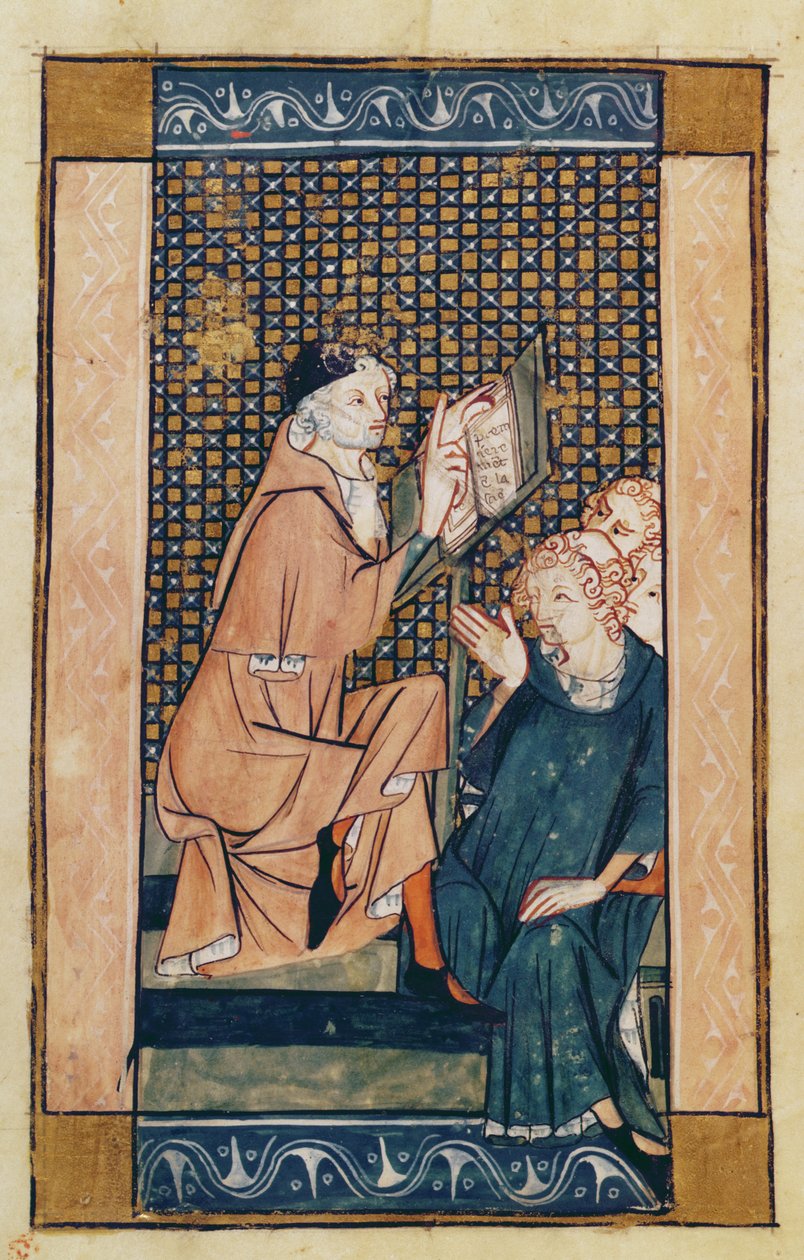 Ms 2030 fol.1v Henri de Mondeville (c.1260-c.1320) öğretimi, La Chirurgie de Maitre Henri de Mondeville