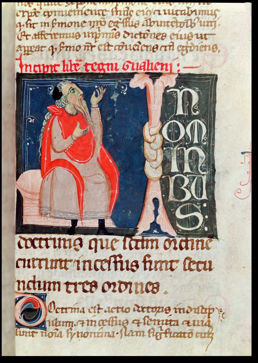 Bayan 2046 fol. 261 A Scientist, Aliben Rhodonan