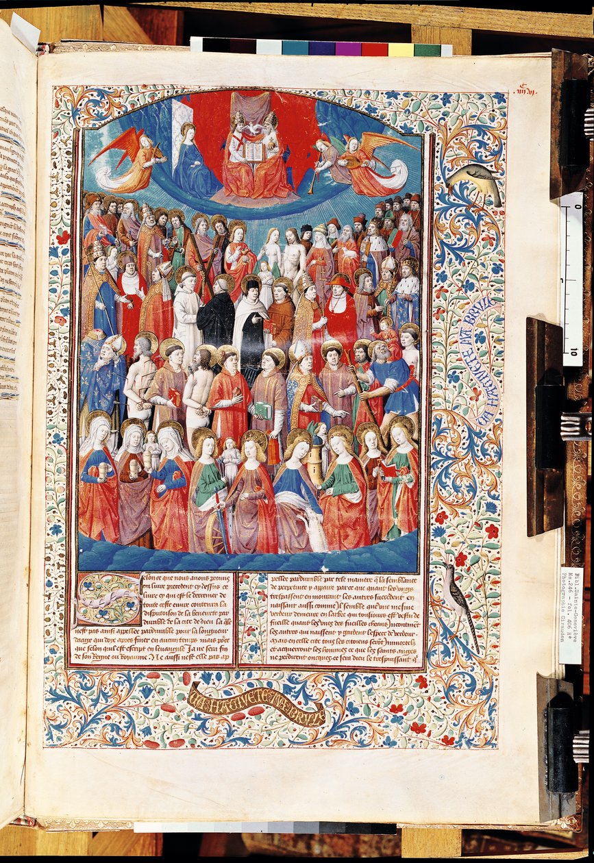 Ms 246 f.406r Paradise, De Civitate Dei