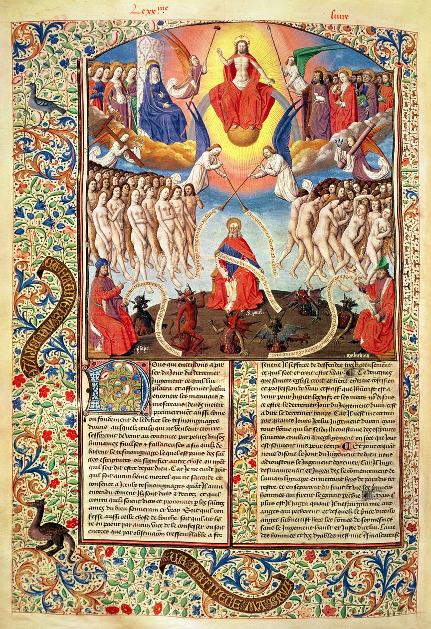 Ms 246 fol.371v Son Yargı, De Civitate Dei