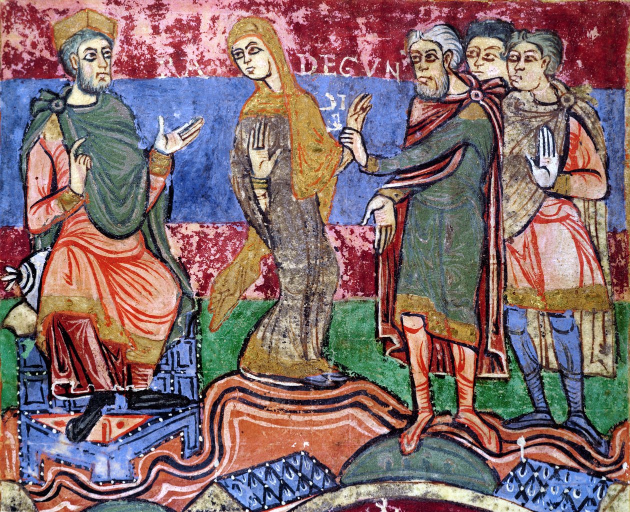 Ms 250 f.24r St. Radegund (518-87), Life of St. Radegund