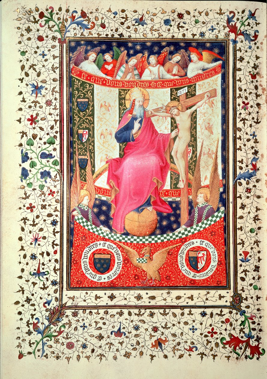 Ms 2 f.18v The Trinity, Boucicaut Hours