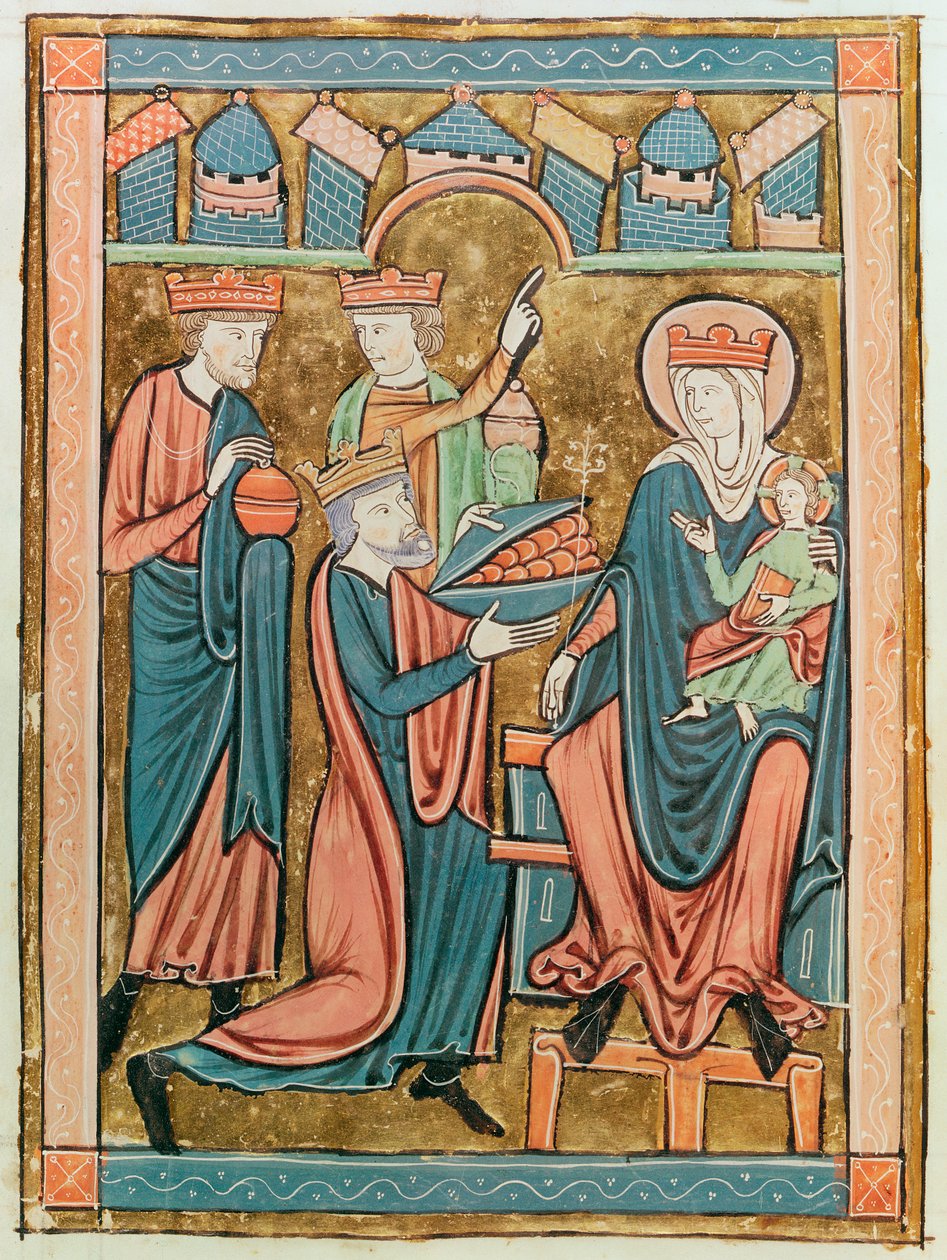 Ms 3016 fol.9v Magi