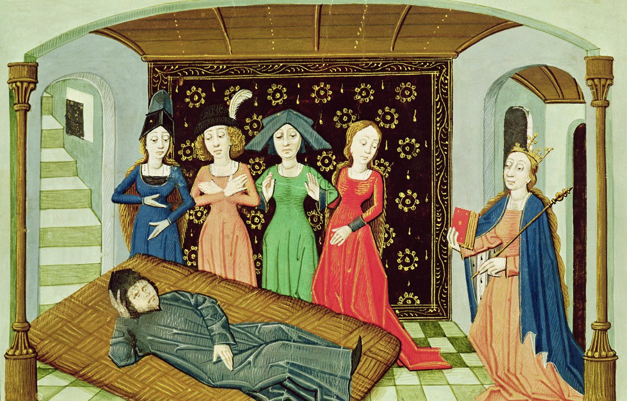 Ms 3045 f.3 Boethius, Felsefe ve İlham Perileri, Felsefenin Tesellisi