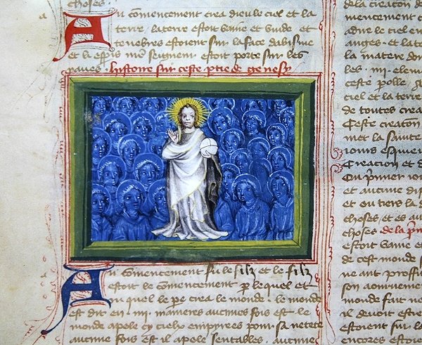 Ms 313 Tanrı, İncil des Grands Augustins