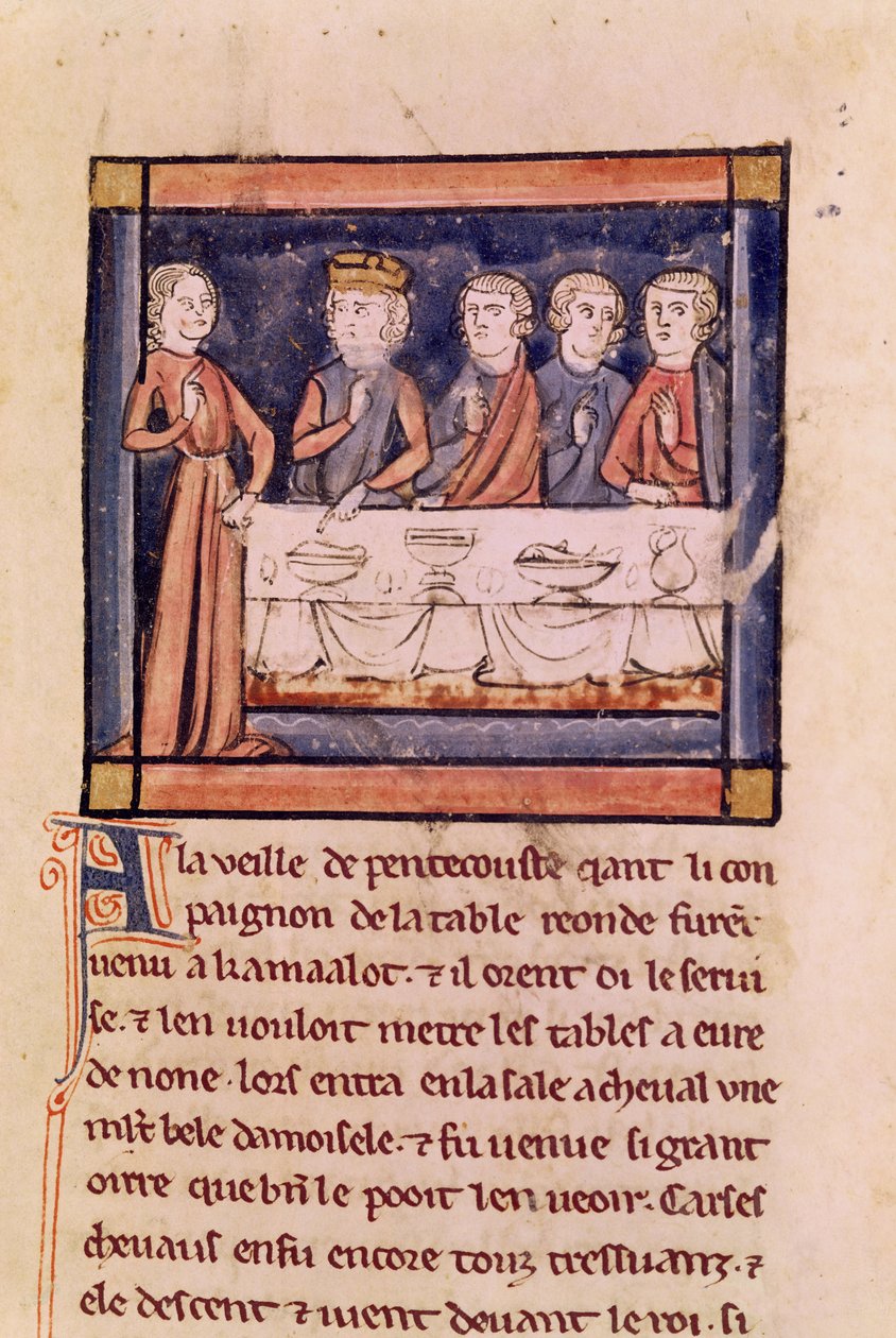 Bayan 3347, 214 Pentekost Arifesinde ..., Livre de Messire Lancelot du Lac'tan by French School