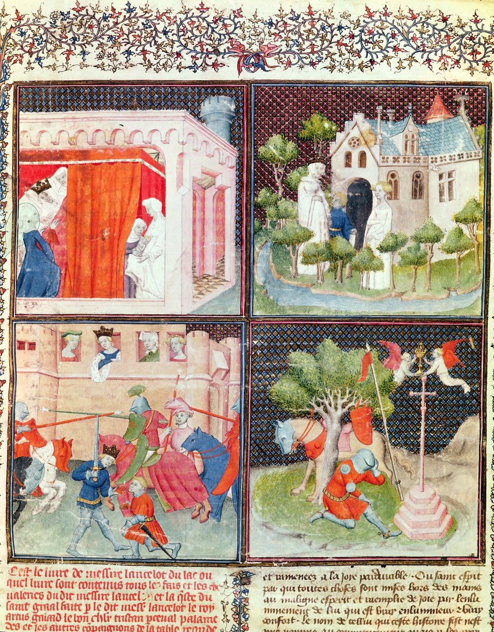 Ms 3479 fol.1 The Story of Lancelot and the Quest for the Holy Grail, Livre de Messire Lancelot du Lac