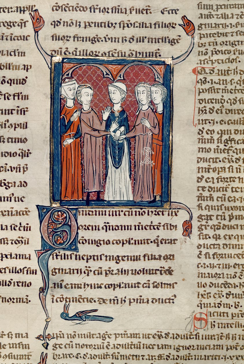 Ms 372 fol.168 Bir Evlilik Sahnesi, Decrets de Gratien