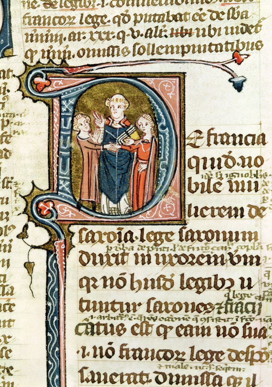 Ms 376 f.320 Les Gregoriennes
