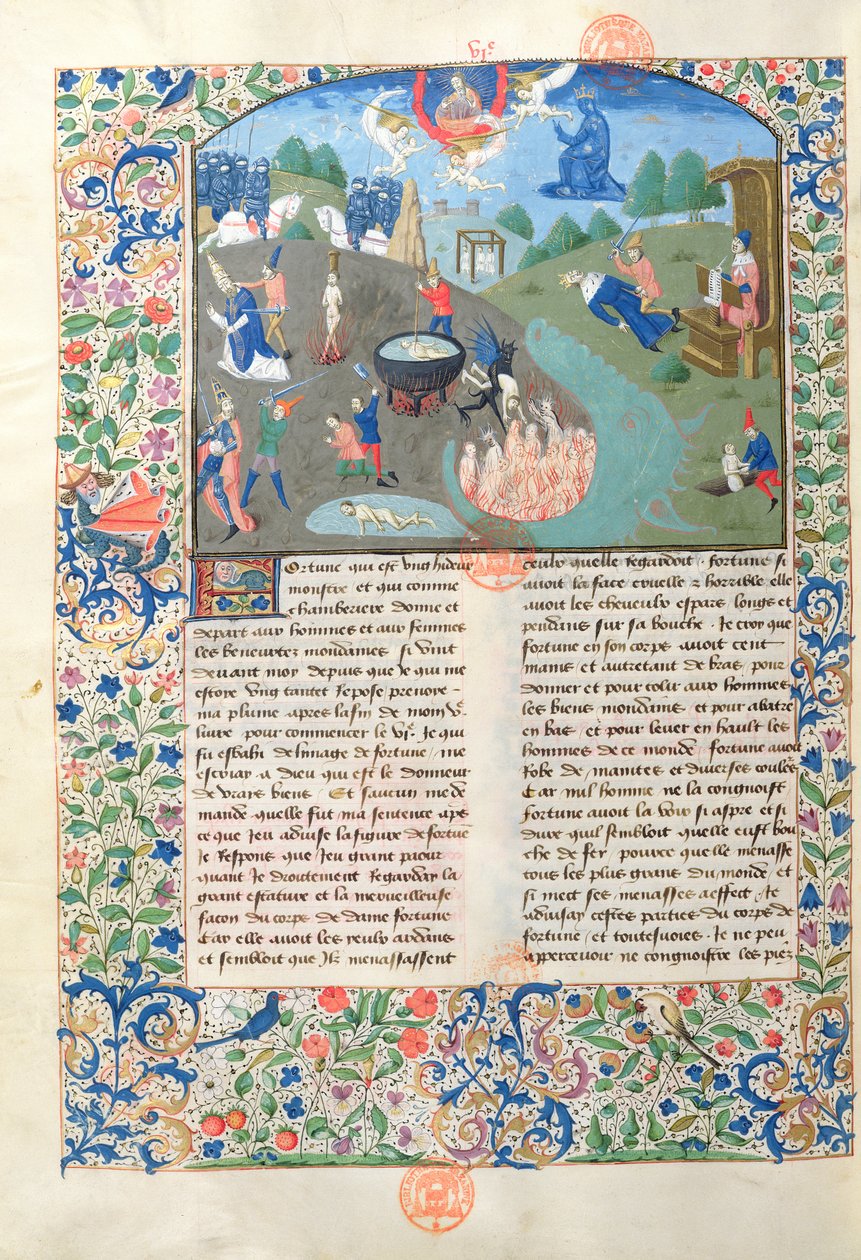 Ms 3878 Giovanni Boccacci tarafından yazılan De Casibus Viorum Illustrium