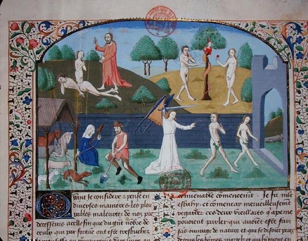 Ms 3878 Giovanni Boccaccio (1313-75) (parşömen) tarafından 