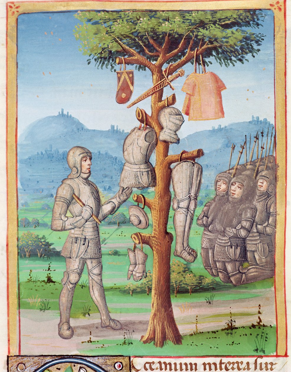 Bayan 493 fol.193v Aeneas, Mezentius