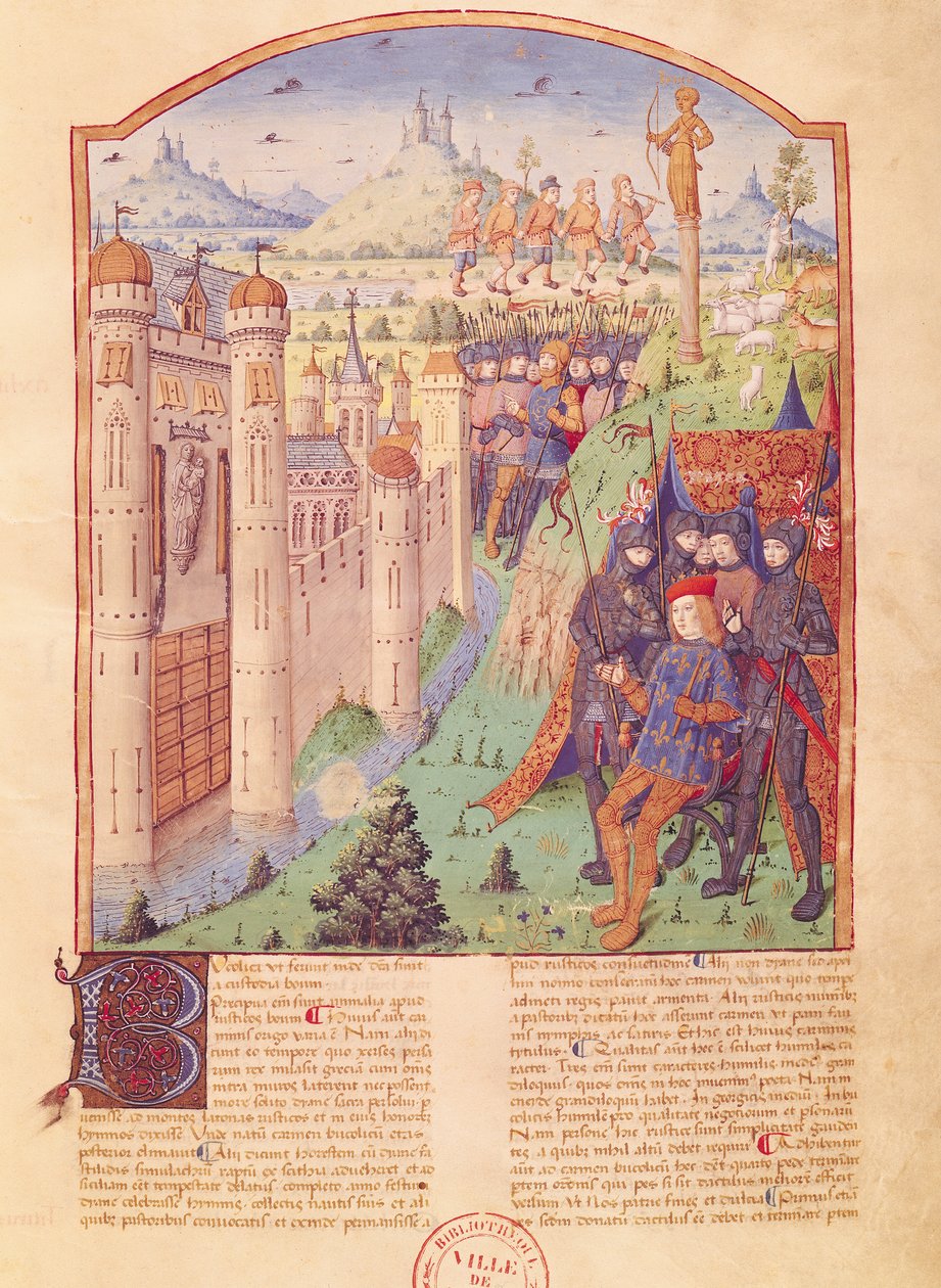 Ms 493 fol.1r Servius