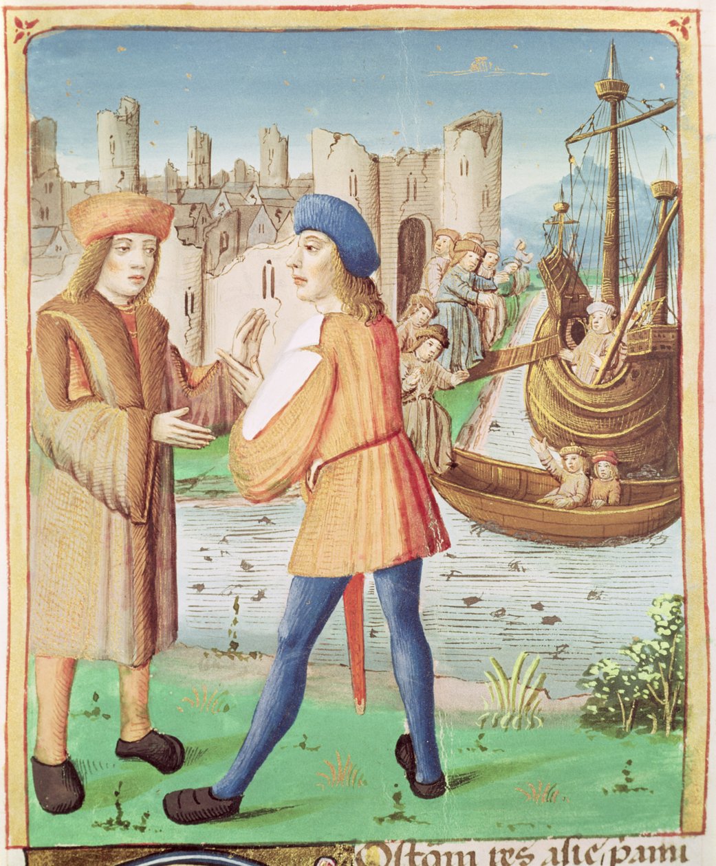 Ms 493 fol.87 Aeneas