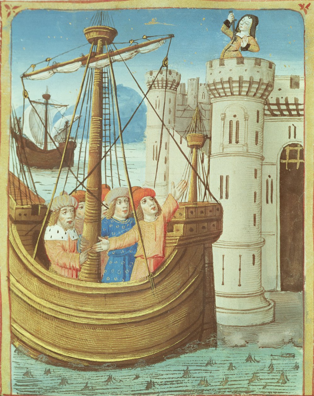 Ms 493 fol.99v Aeneas ve Didos