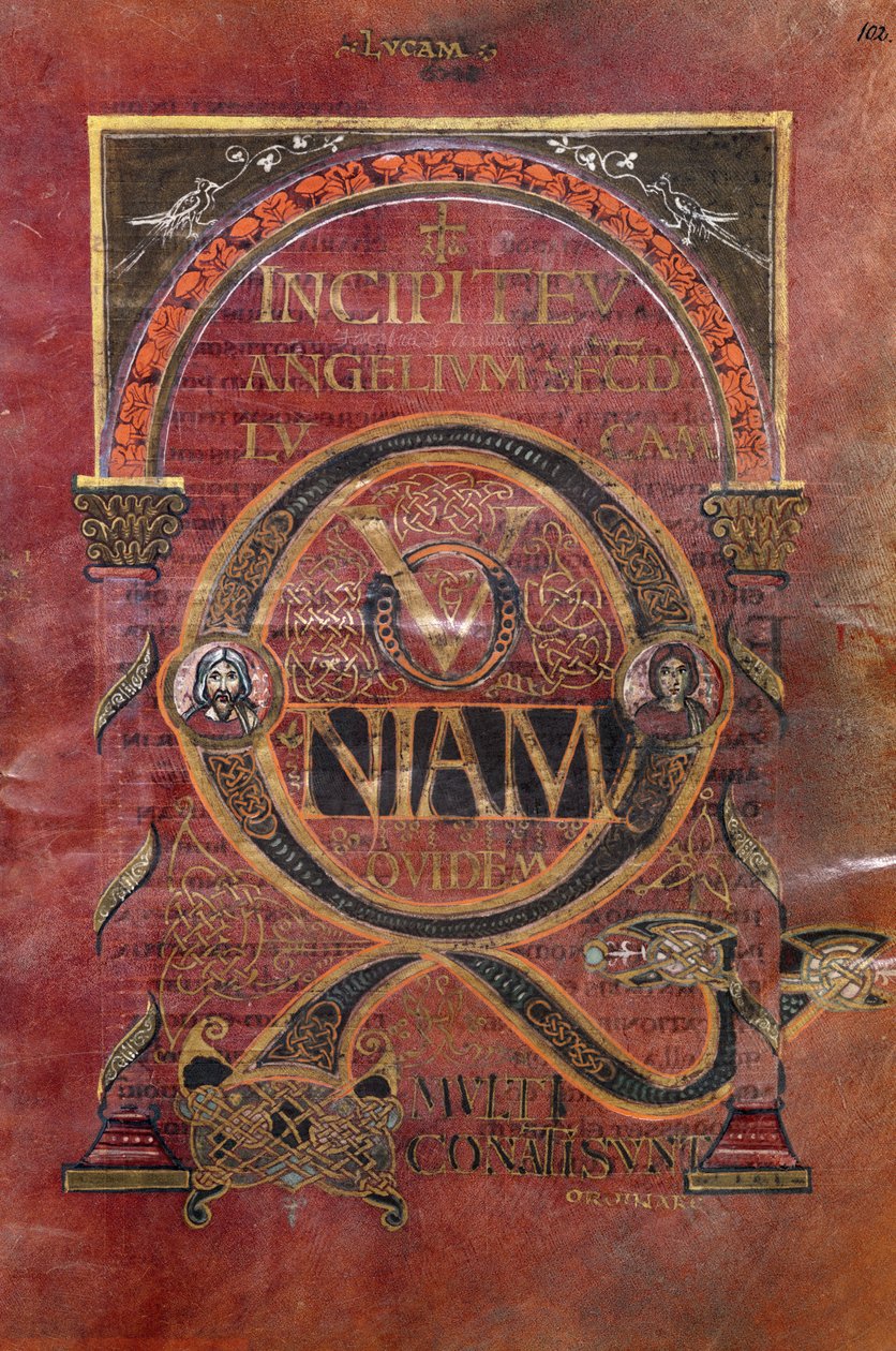 Ms 4 fol.102v Aziz Luka İncili