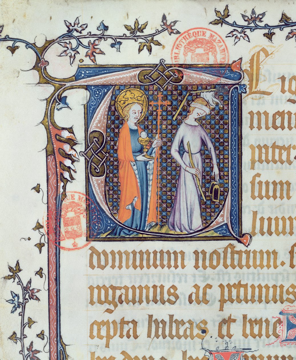 Ms 527 Kilise ve Sinagog by French School