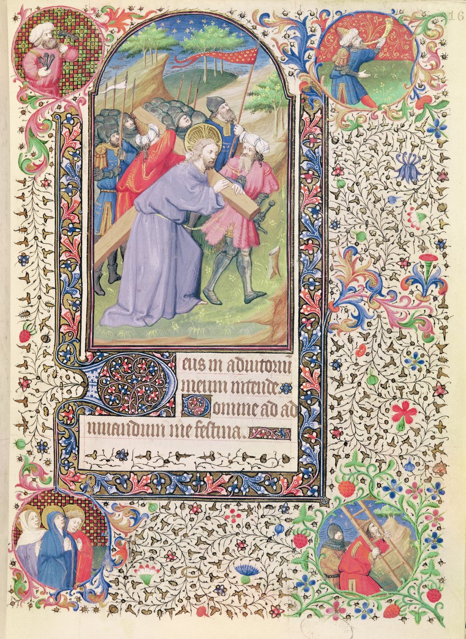 Ms 547 fol.16 Haç İstasyonları, Poitiers