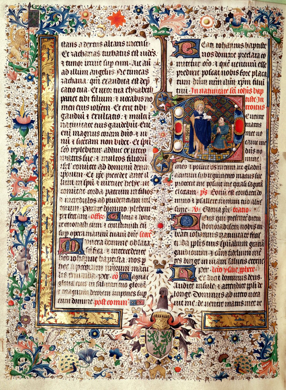 Bayan 626 fol.174v Vaftizci Yahya, Jean de Lannoy Missal