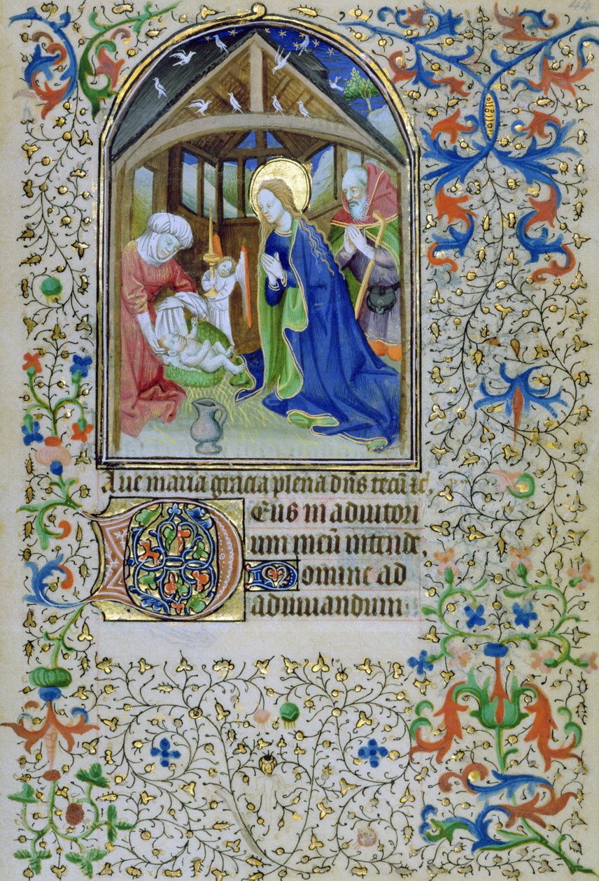 Bayan 66 f.44r Bakire ve Yusuf, bir Saatler Kitabı, Amiens