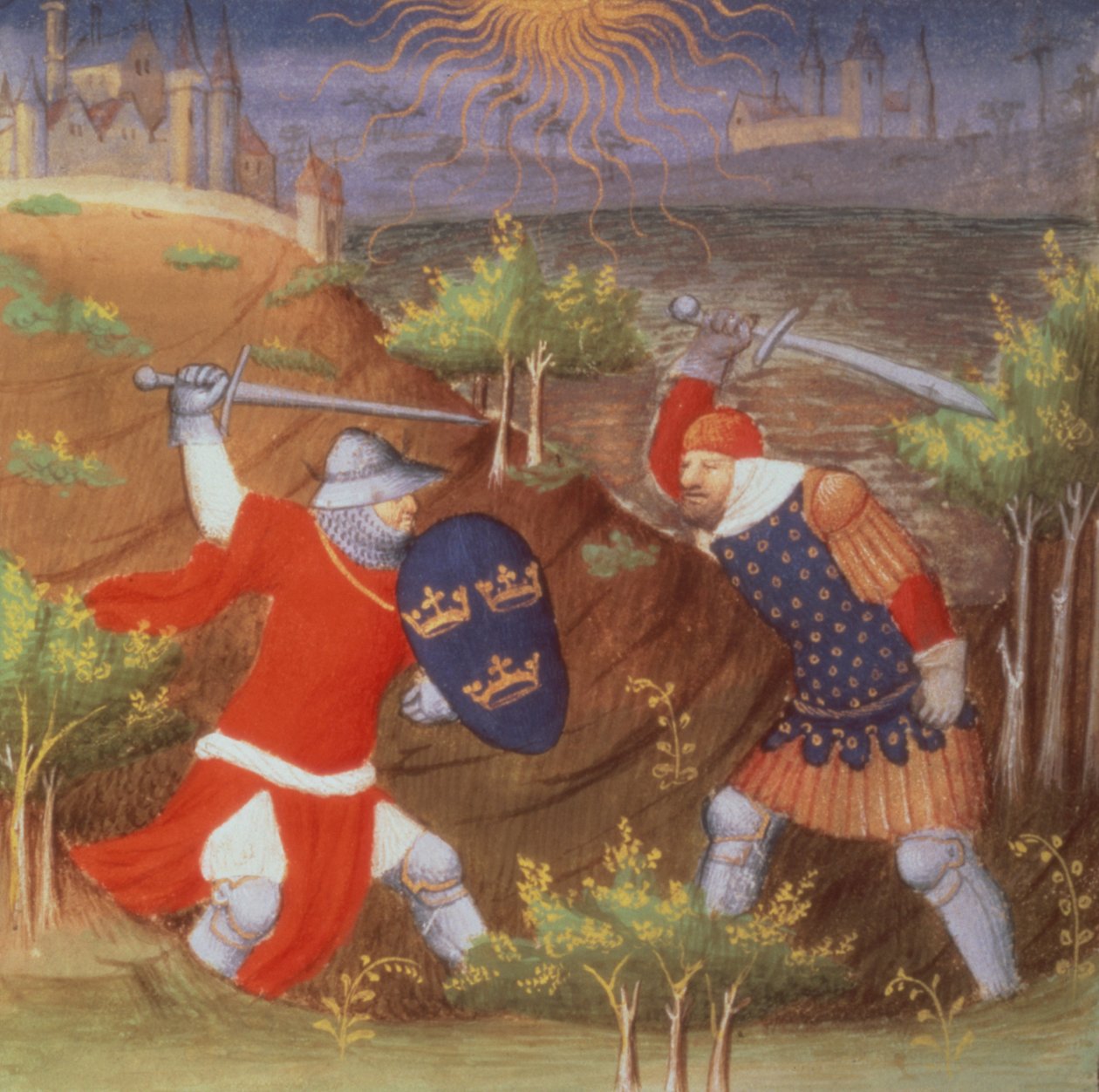 Bayan Arsenal 5077 f.298 Kral Arthur, Boucicaut Ustası