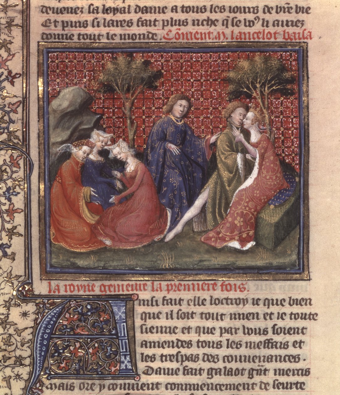 Bayan Fr 118 fol. Kutsal Kase ve Arthur