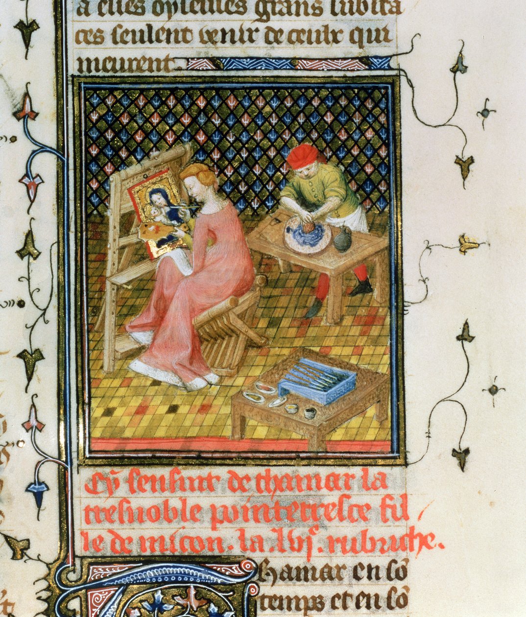 Bayan Fr 12420 fol.86r Thamyris