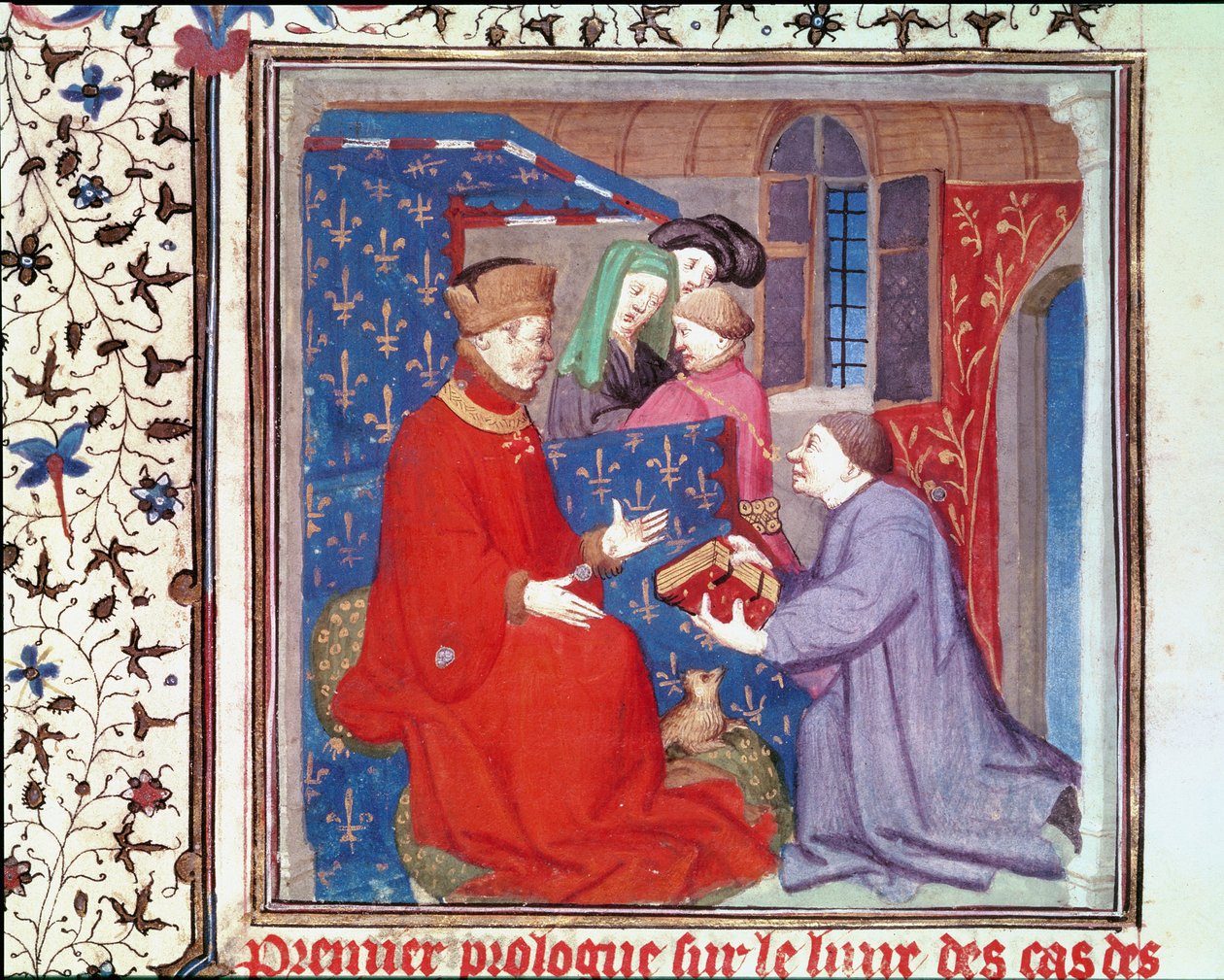 Ms Fr 131 f.1 Jean (1340-1416) Duke of Berry Boccaccio