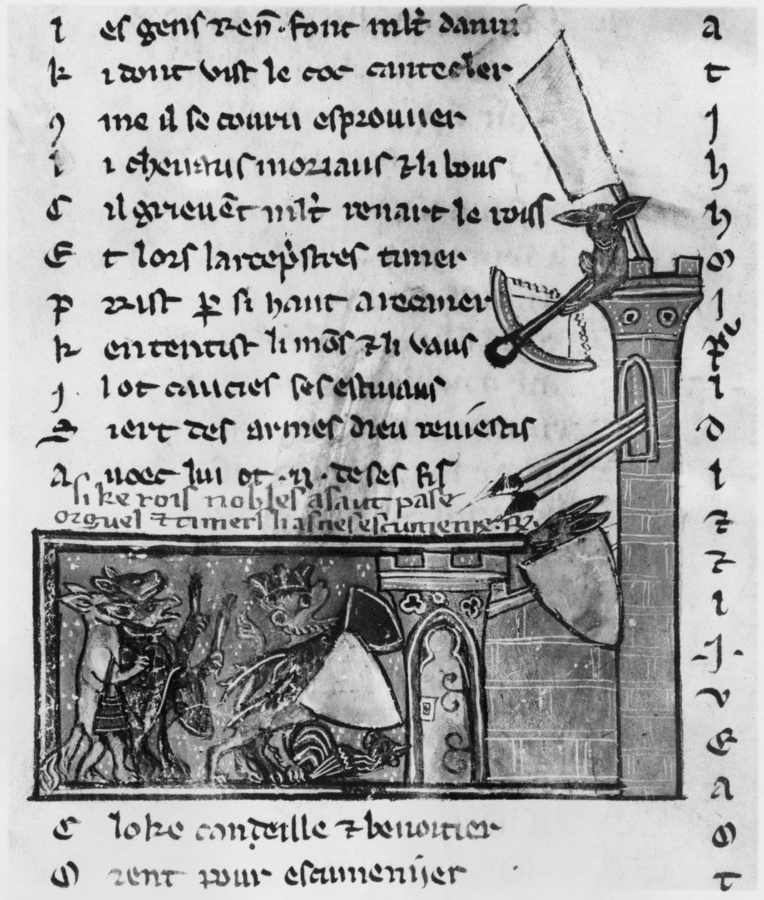 Ms Fr 1580 veya 1581 Roman de Renart