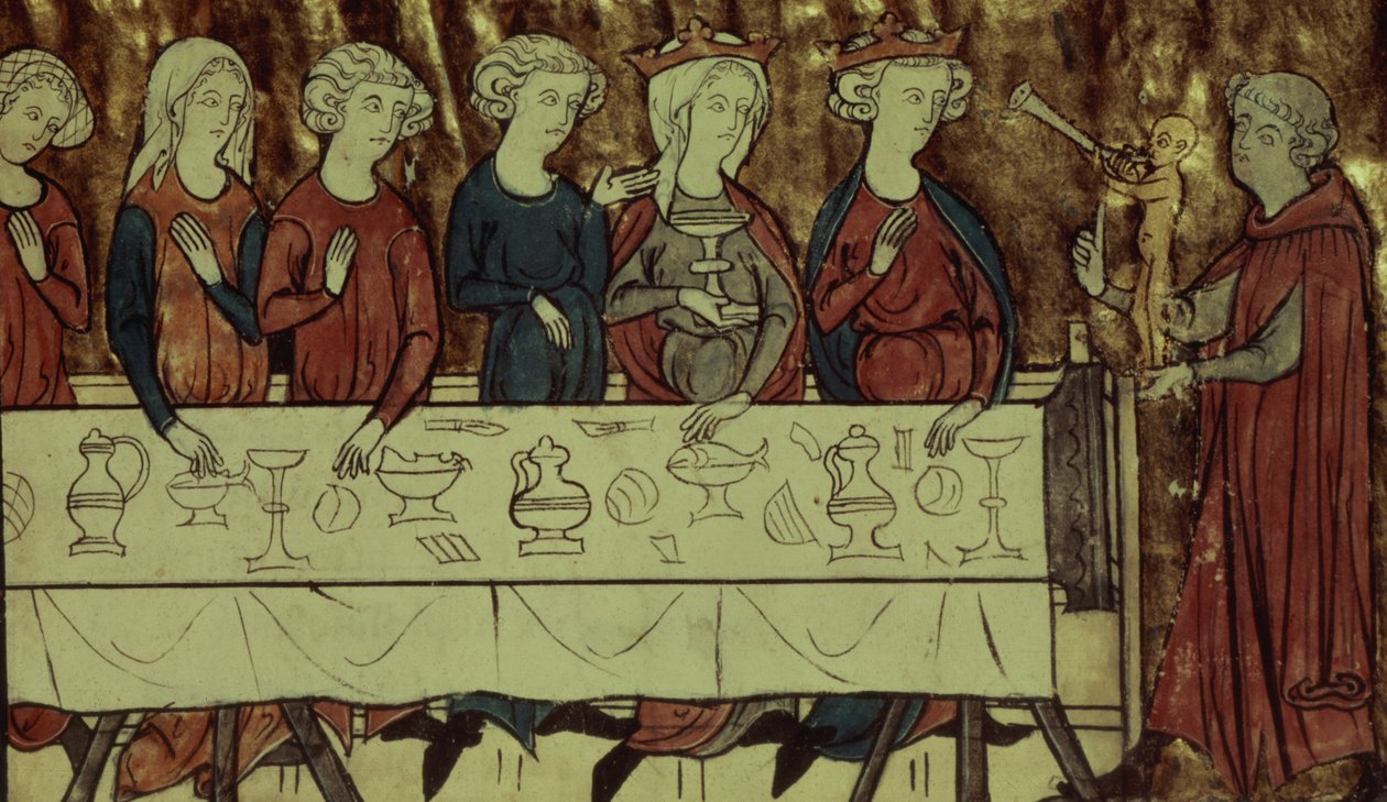 Bayan Fr. 1633 f.4 Girardin dAmiens tarafından Le Conte de Meliacin