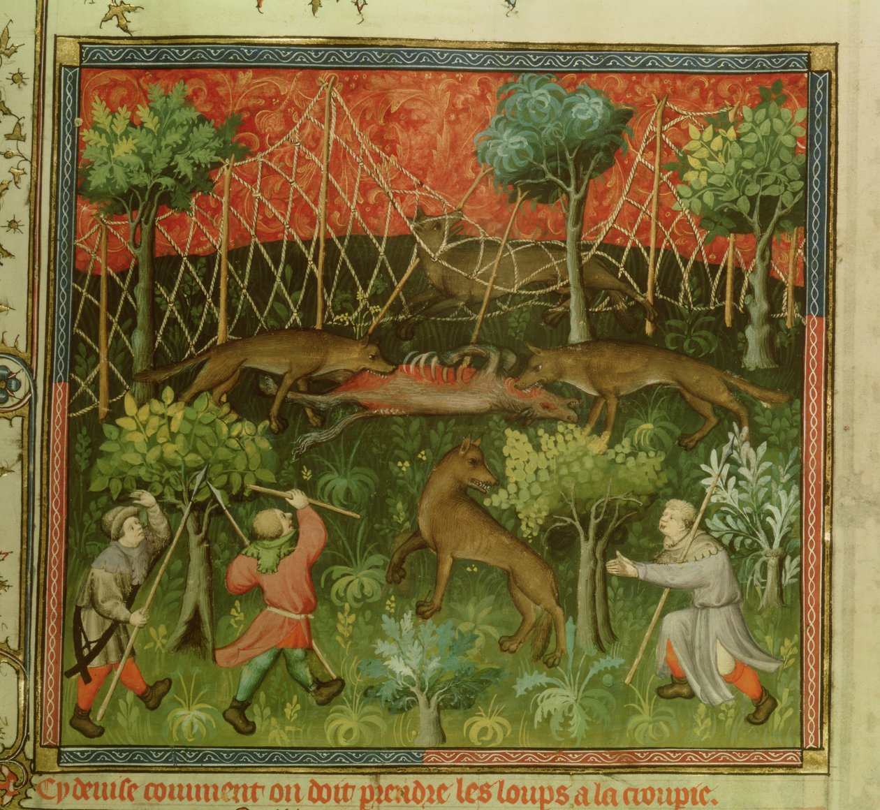 Bayan Fr 616 fol.111 Livre de la Chasse